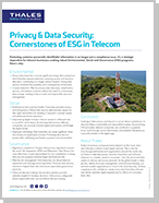 Privacy & Data Security: Cornerstones of ESG in Telecom