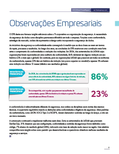 2024 Data Threat Report - Latin America Page 5