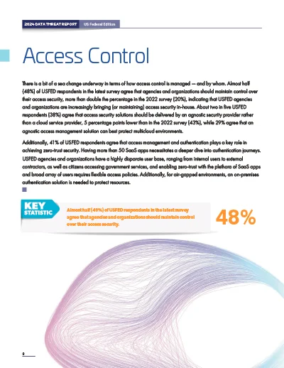 2024 Data Threat Report - US Federal Page 5