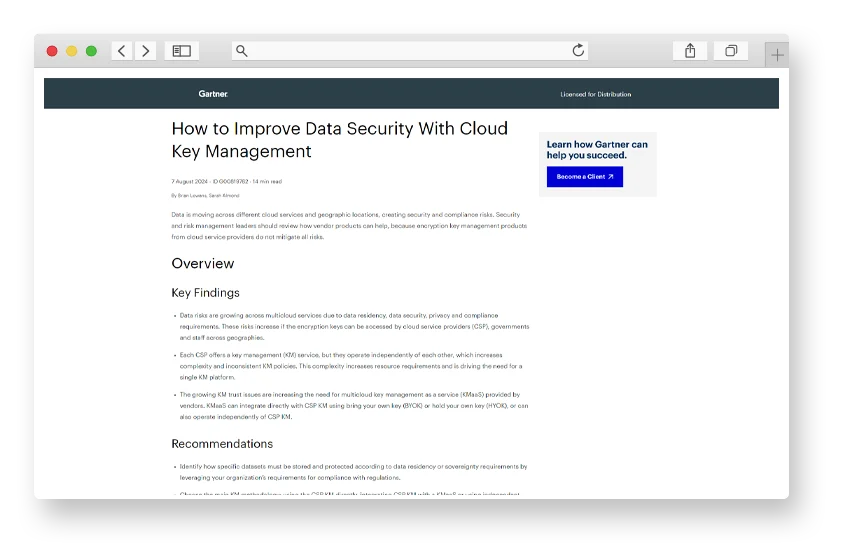 CipherTrust Cloud Key Manager CipherTrust Cloud Key Manager