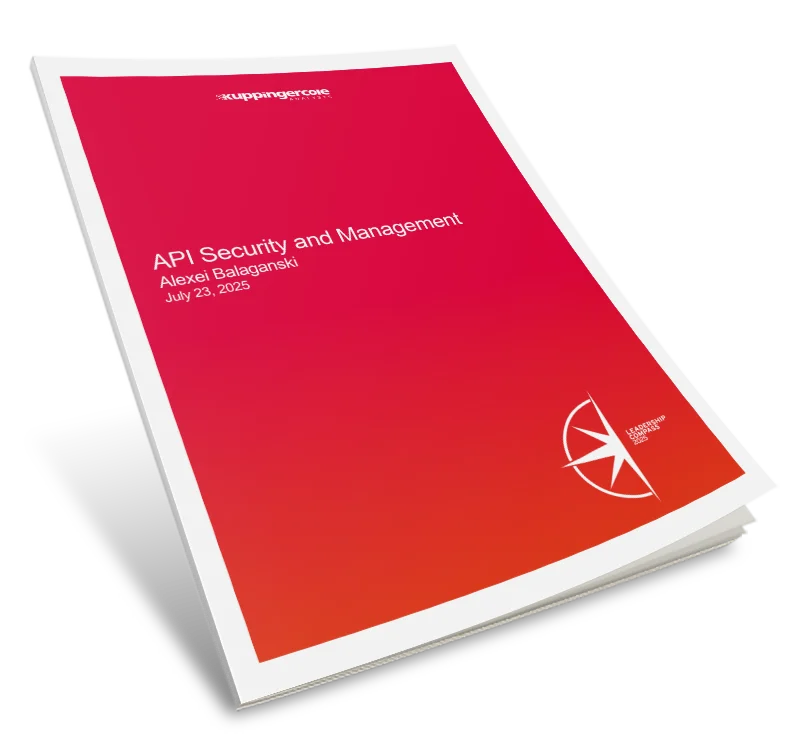 KuppingerCole Leadership Compass API Security and Management 2025