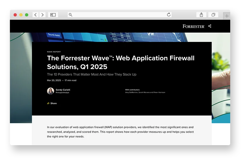 Forrester WAF Report