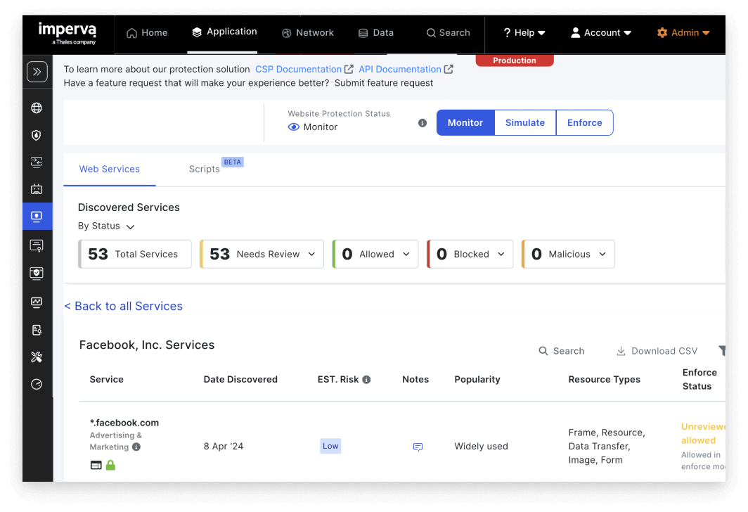 client-side protection discovery