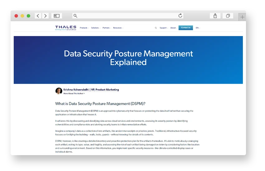 Data Security Posture Management Explained