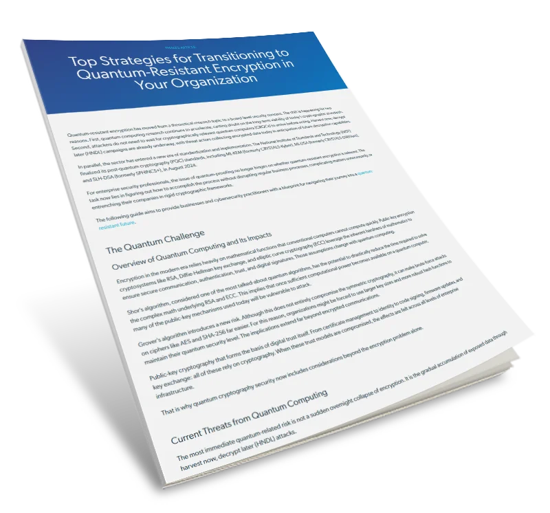 Top Strategies for Transitioning to Quantum-Resistant Encryption in Your Organization
