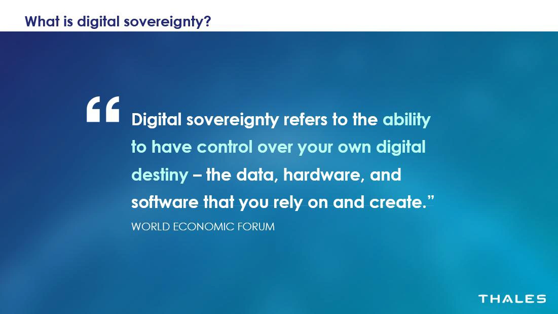 Digital Sovereignty Imperative