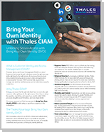 Bring Your Own Identity with Thales CIAM - Brochure