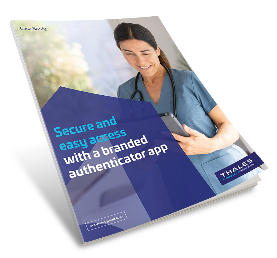Secure and easy access with a branded authenticator app Secure and easy access with a branded authenticator app