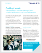 Cracking the code: Planet of Finance streamlines encryption to build highly secure platform for investors
