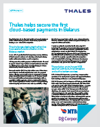 Thales helps secure the first cloud-based payments in Belarus - Case Study
