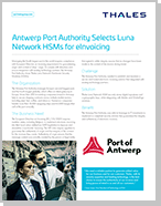 Antwerp Port Authority Selects Luna Network HSMs for eInvoicing - Case Study