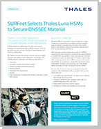 SURFnet Selects Thales Luna HSMs to Secure DNSSEC Material - Case Study
