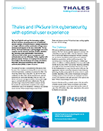 Thales and IP4Sure link cybersecurity with optimal user experienc