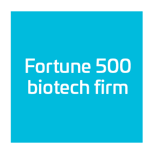 Fortune 500 biotech firm