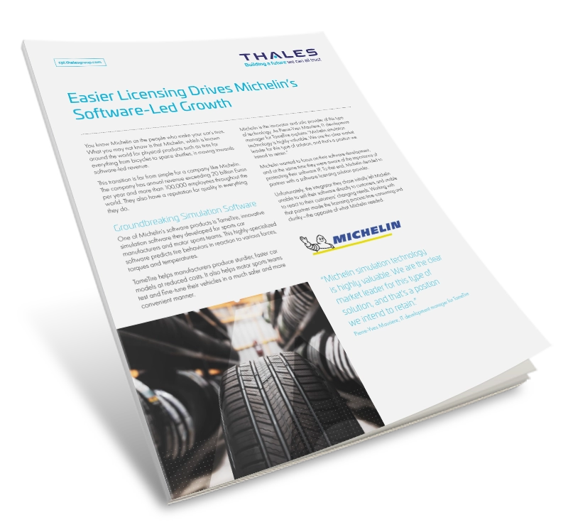 Easier Licensing Drives Michelin’s Software-Led Growth - Case Study