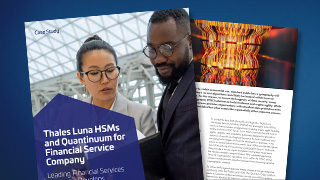 Thales Luna HSMs and Quantinuum for Financial Service Company