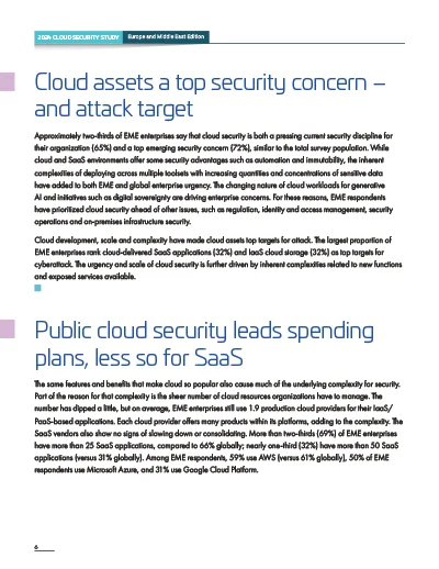 2024 Cloud Security Study - Europe and Middle East Page 4