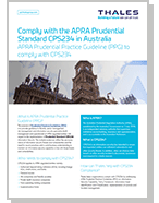 Comply with the APRA Prudential Standard CPS234 in Australia 