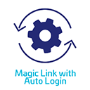 Magic link with auto login