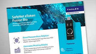 SafeNet eToken Fusion Bio