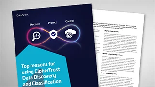 Top reasons for using CipherTrust Data Discovery and Classification