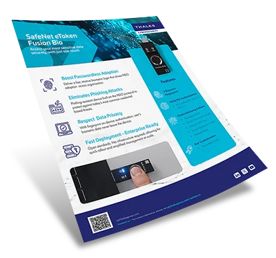 SafeNet eToken Fusion Bio - Data Sheet