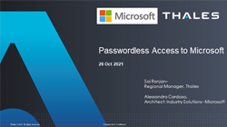 Passwordless Access to Microsoft - TN