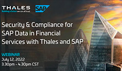 Security & Compliance for SAP Data in Financial Services with Thales and SAP