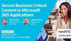 Secure Business Critical Content in Microsoft 365 Applications