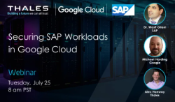 Thales Partner Solutions Series Securing SAP Workloads in Google Cloud