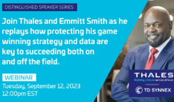 2023 Distinguished Speaker Series Emmitt Smith NFL Icon & Business Leader