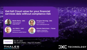 Get full Cloud value for your financial services data without compliance risk