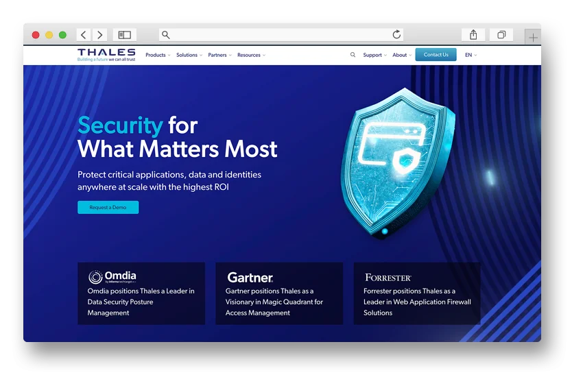 Thales Website (English)