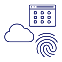 applications data identities icon