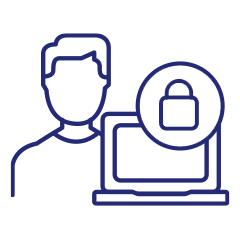 icon secure web user