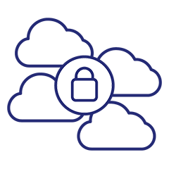 Secure Clouds Icon