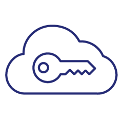 cloud single sign on icon