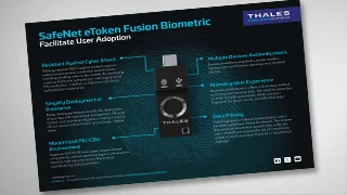 SafeNet eToken Fusion Biometric