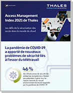 Access Management Index 2021 de Thales - Édition Europe - Infographie