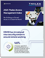 2021 Thales Access Management Index - European Edition - Infographic