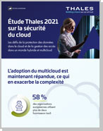 Étude Thales 2021 sur la sécurité du cloud - European Edition - Infographic