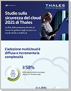 Studio sulla Sicurezza del Cloud 2021 di Thales – Edizione Europea - Infografica