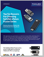 Top Six Reasons For Choosing SafeNet eToken Fusion Series - Infographic