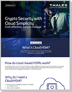 HSM Cloud Service for Crypto Security - Infographic