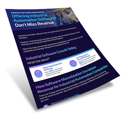 Industrial Software Monetization Growth - Infographic
