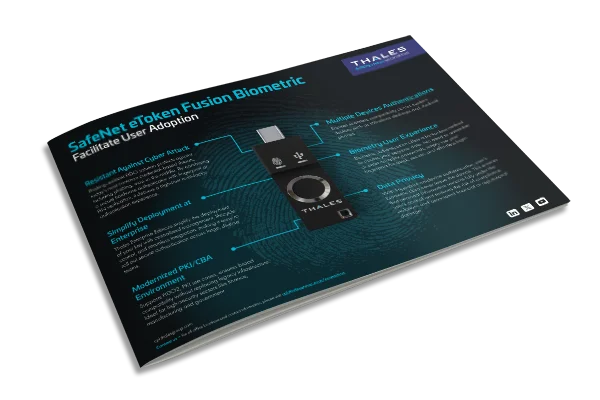 SafeNet eToken Fusion Biometric Security - Infographic
