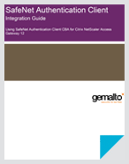 SAC Integration Guide - Using SafeNet Authentication Client CBA for Citrix NetScaler Access Gateway 12