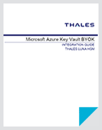 Microsoft Azure Key Vault BYOK - Integration Guide