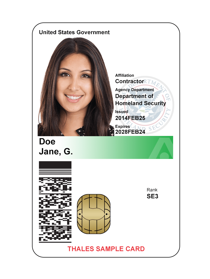 SafeNet IDPrime PIV Card