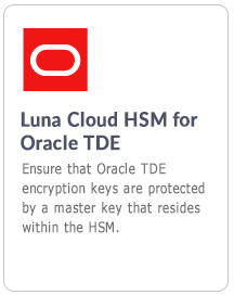 Oracle TDE용 Luna Cloud HSM
